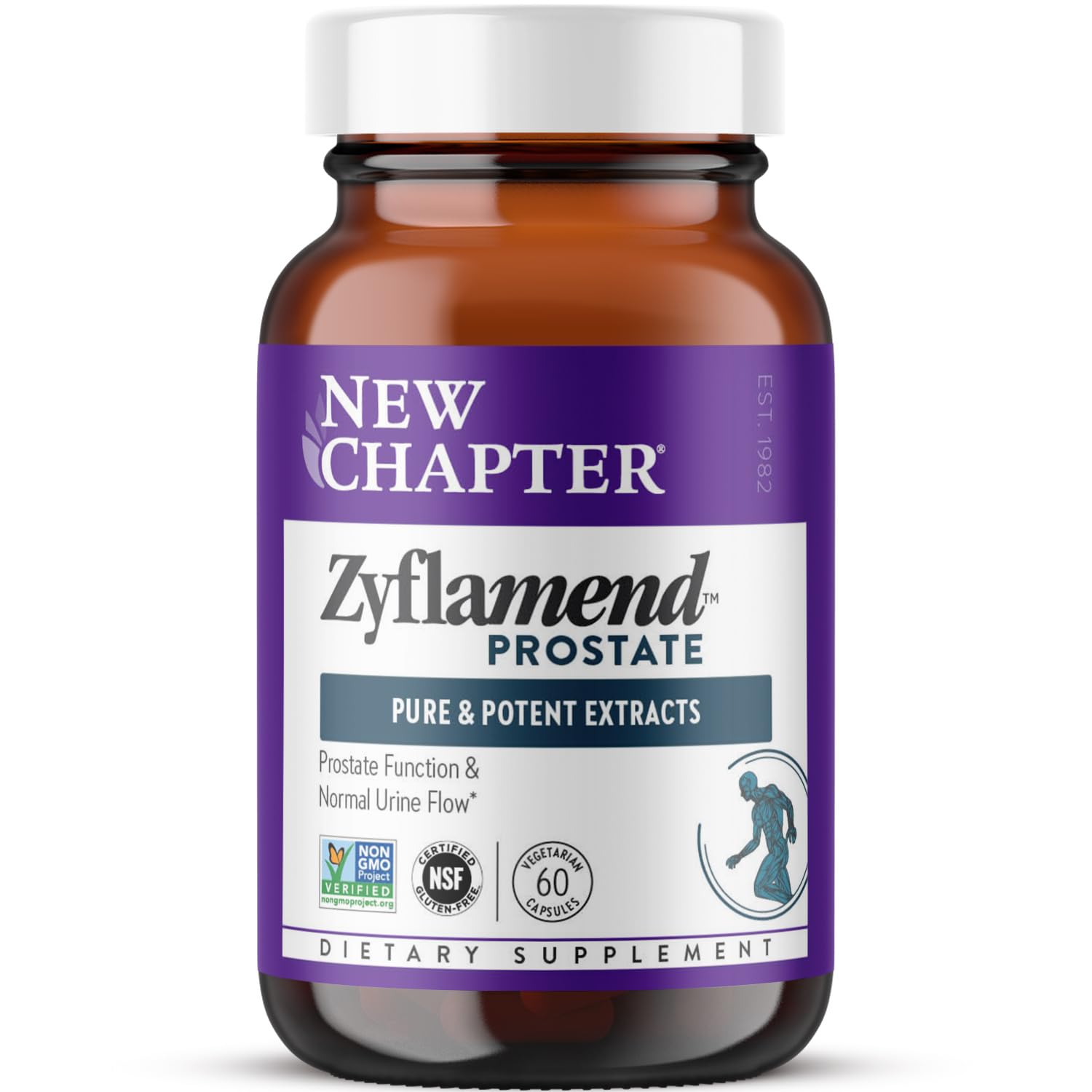 New Chapter Zyflamend Prostate Supplement front view of packaging