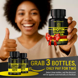New Elements Biotin Supplement bottle with softgels