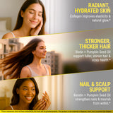New Elements Biotin Supplement with pumpkin seed oil packaging