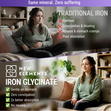 New Elements Iron Glycinate 50mg softgel packaging