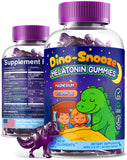 New Elements Melatonin Gummies Kids dinosaur-shaped gummies front view