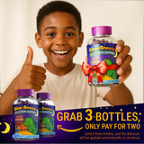 New Elements Melatonin Gummies Kids gummy texture close-up