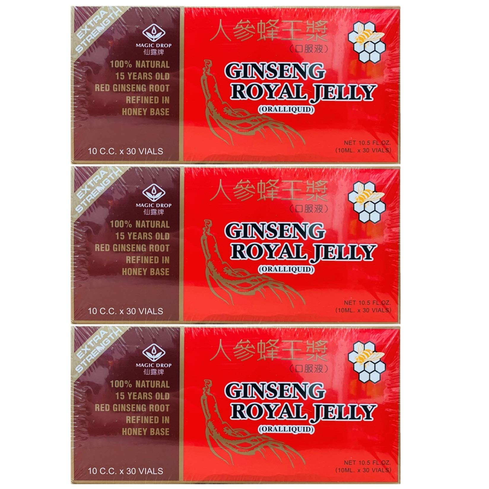 New Green Nutrition Royal Jelly & Ginseng Herbal Drink front view