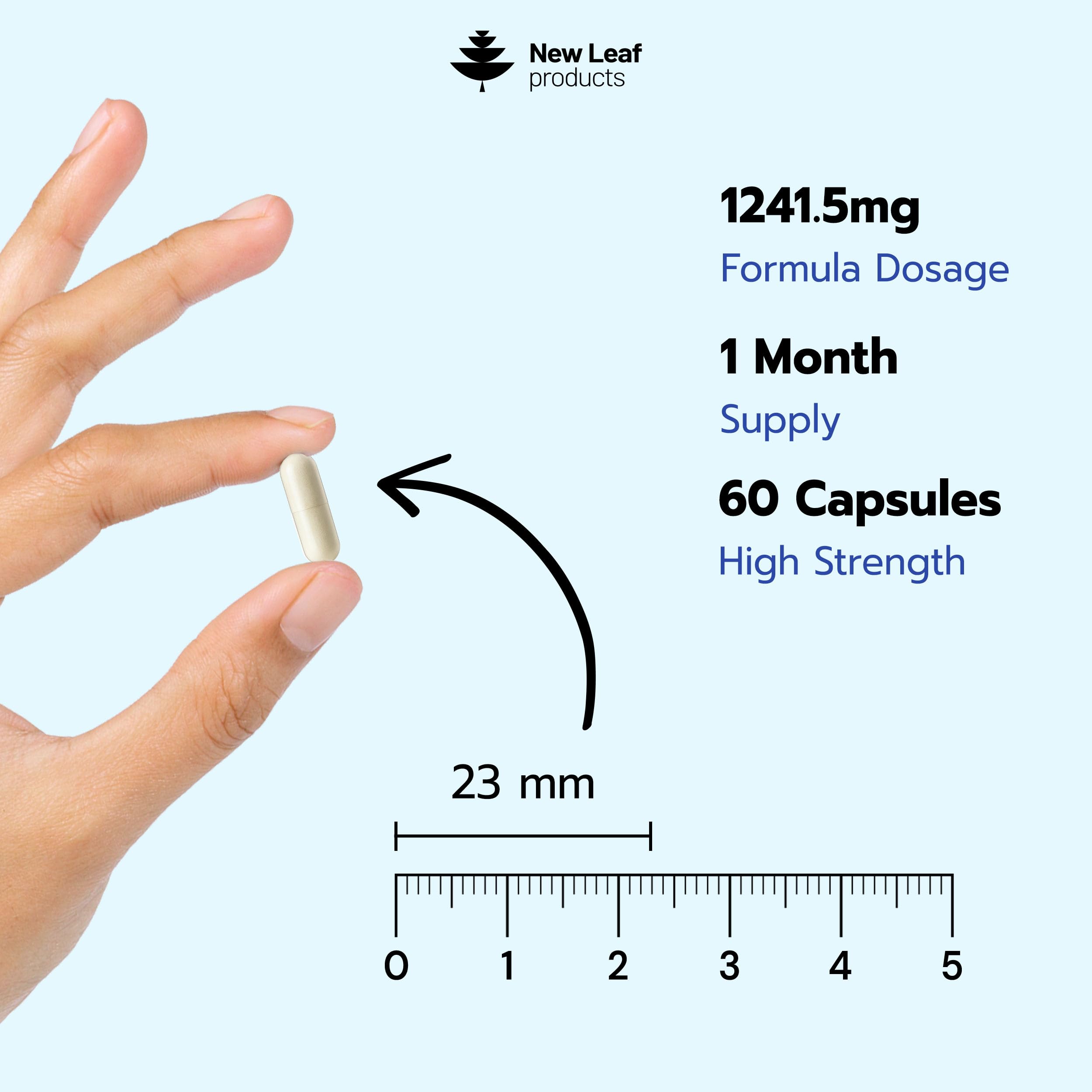 New Leaf Products Marine Collagen Capsules bottle with label