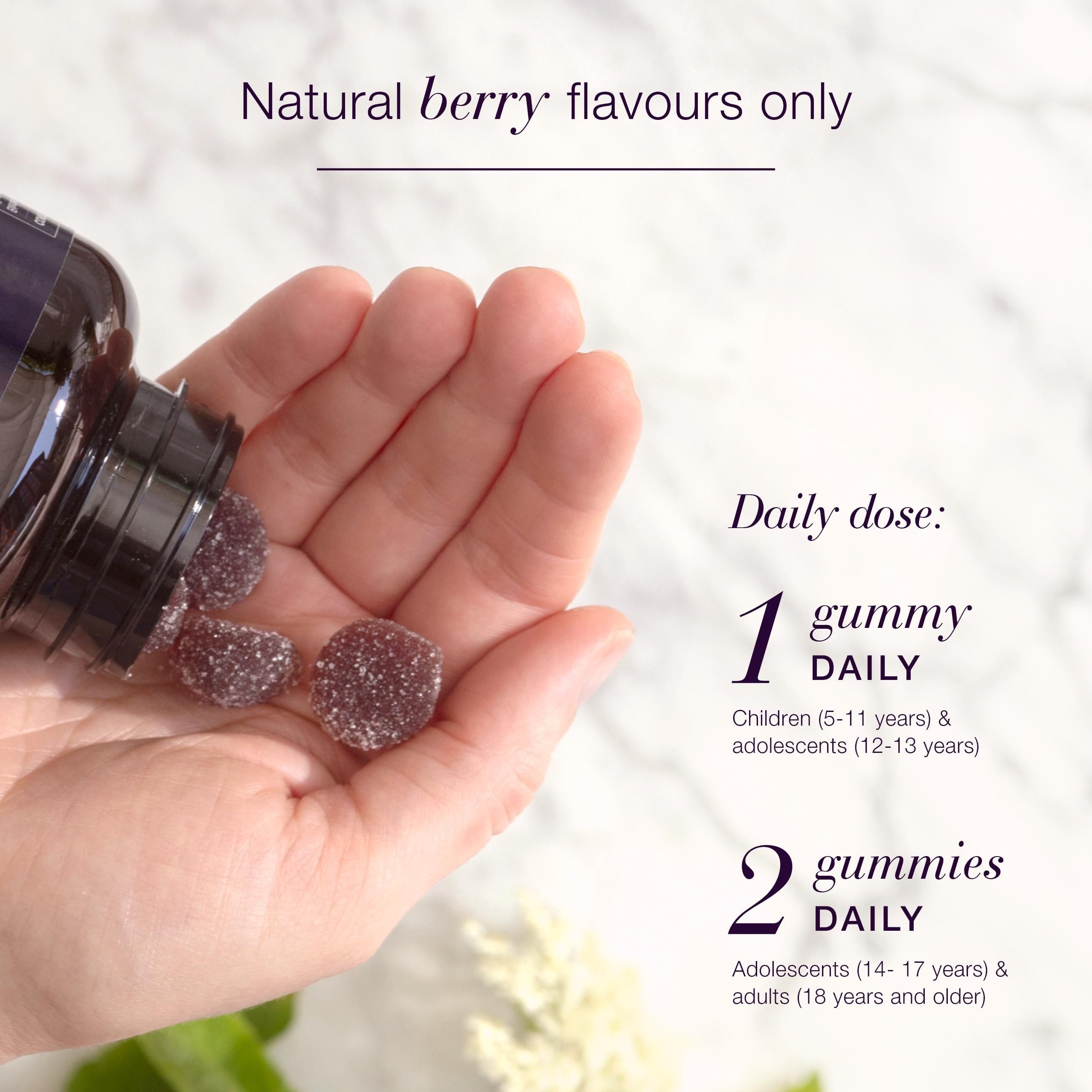 NEW NORDIC Elderberry Gummies opened bottle