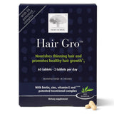 NEW NORDIC Hair Growth Support Tablets front view with packaging