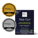 NEW NORDIC Hair Growth Support Tablets side view showing tablet details