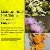 NEW NORDIC Milk Thistle Daily Herbal Supplement side view