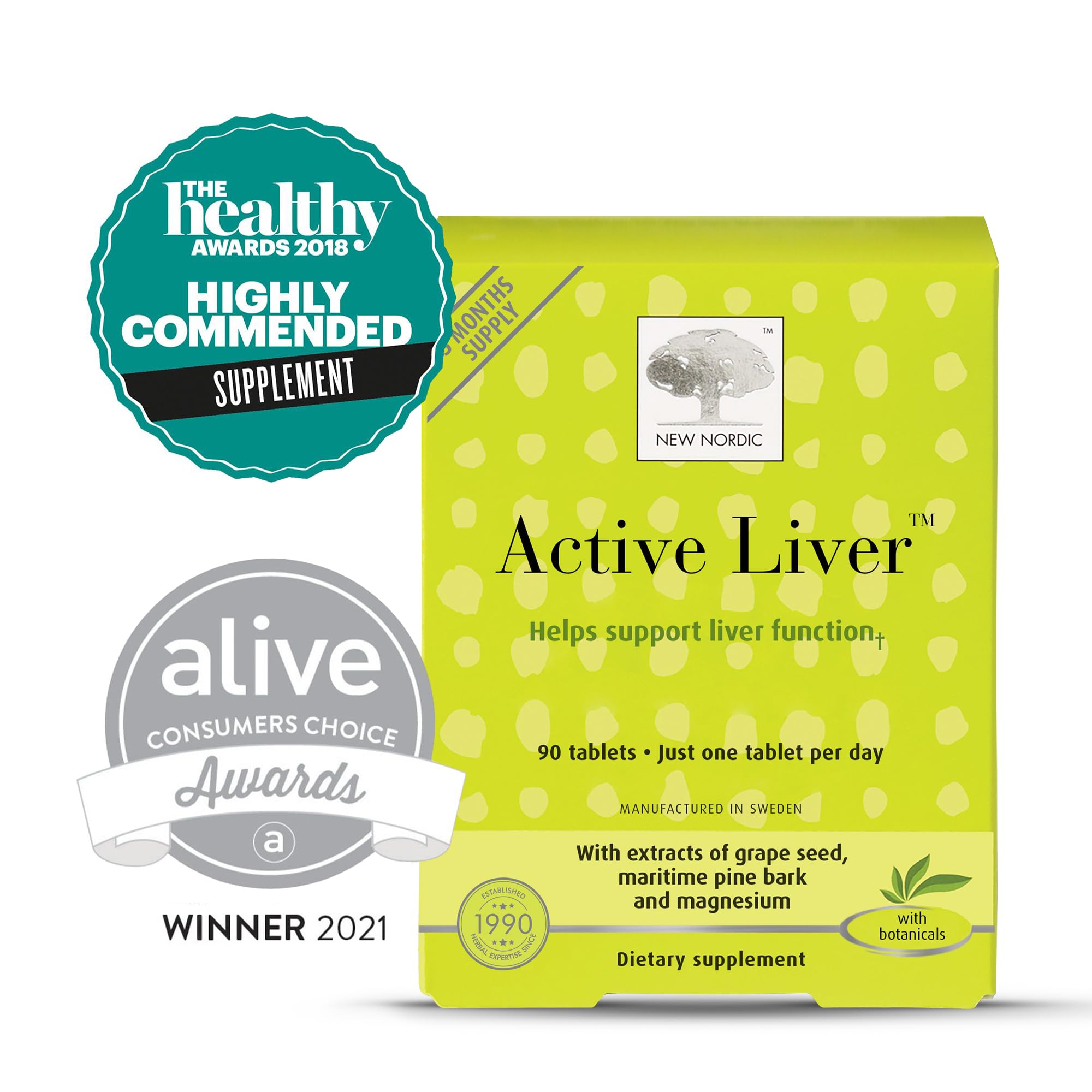 NEW NORDIC Milk Thistle Daily Liver Supplement packaging
