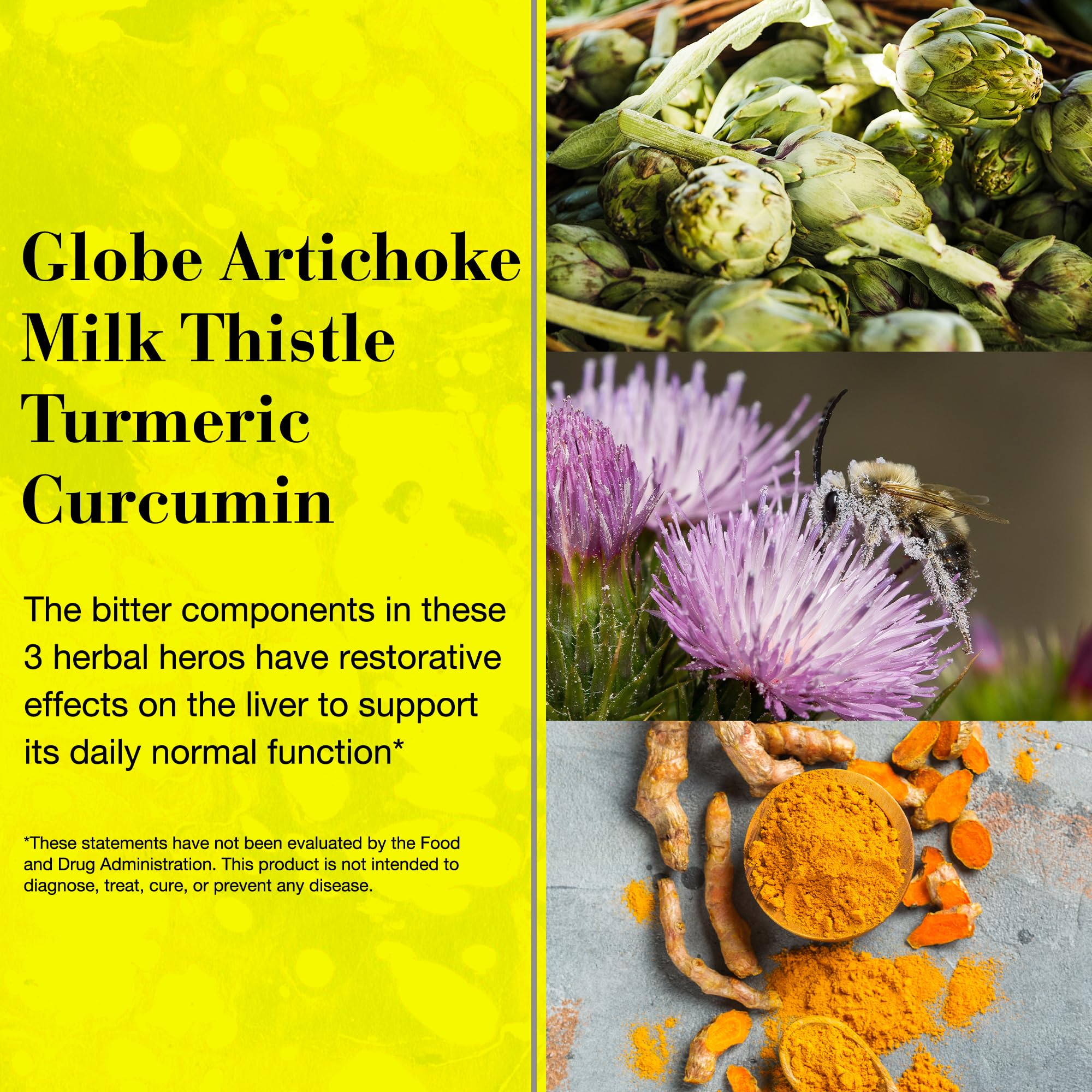 NEW NORDIC Milk Thistle Daily Liver Supplement with globe artichoke and turmeric