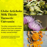 NEW NORDIC Milk Thistle Daily Liver Supplement with globe artichoke and turmeric