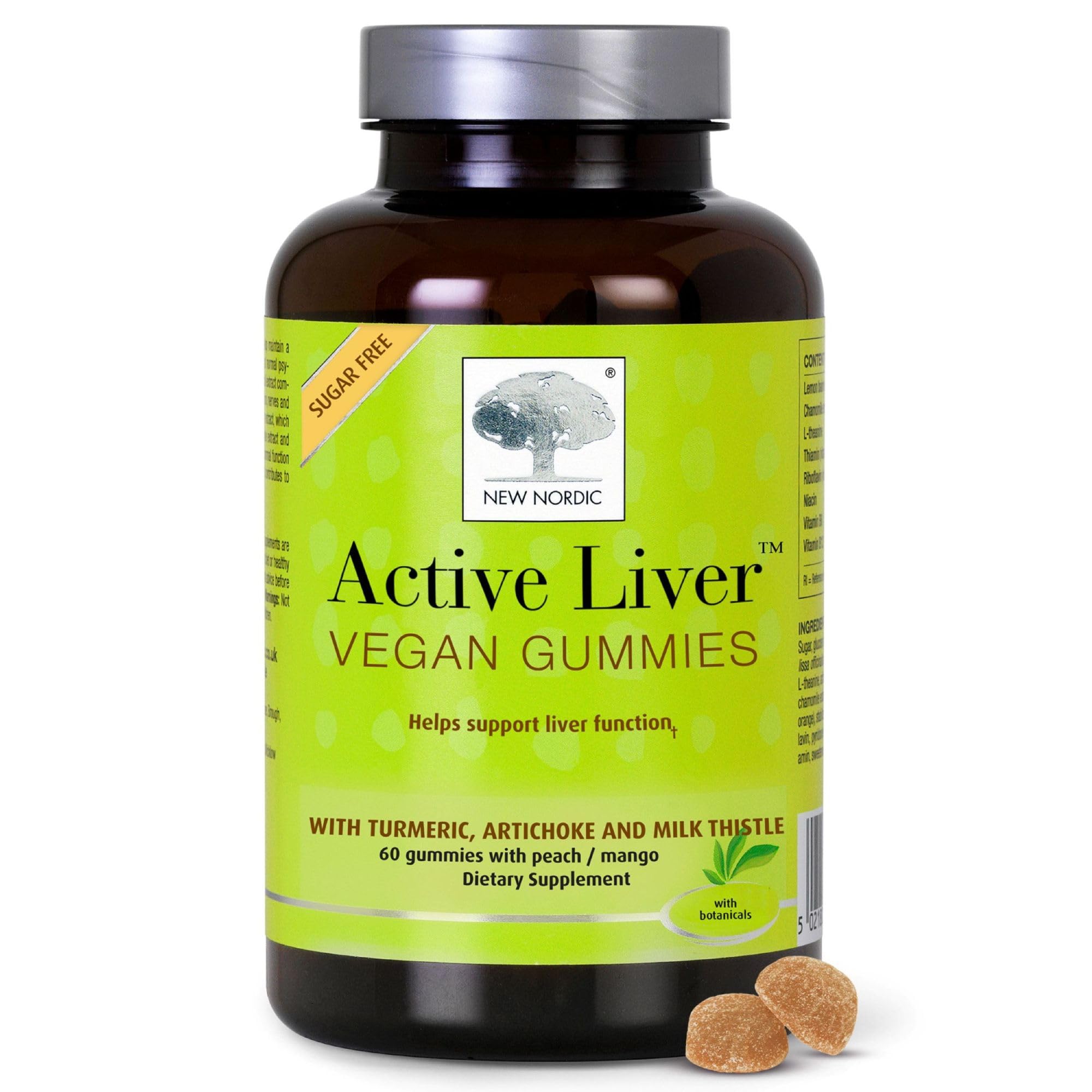 NEW NORDIC Milk Thistle Gummies packaging front view