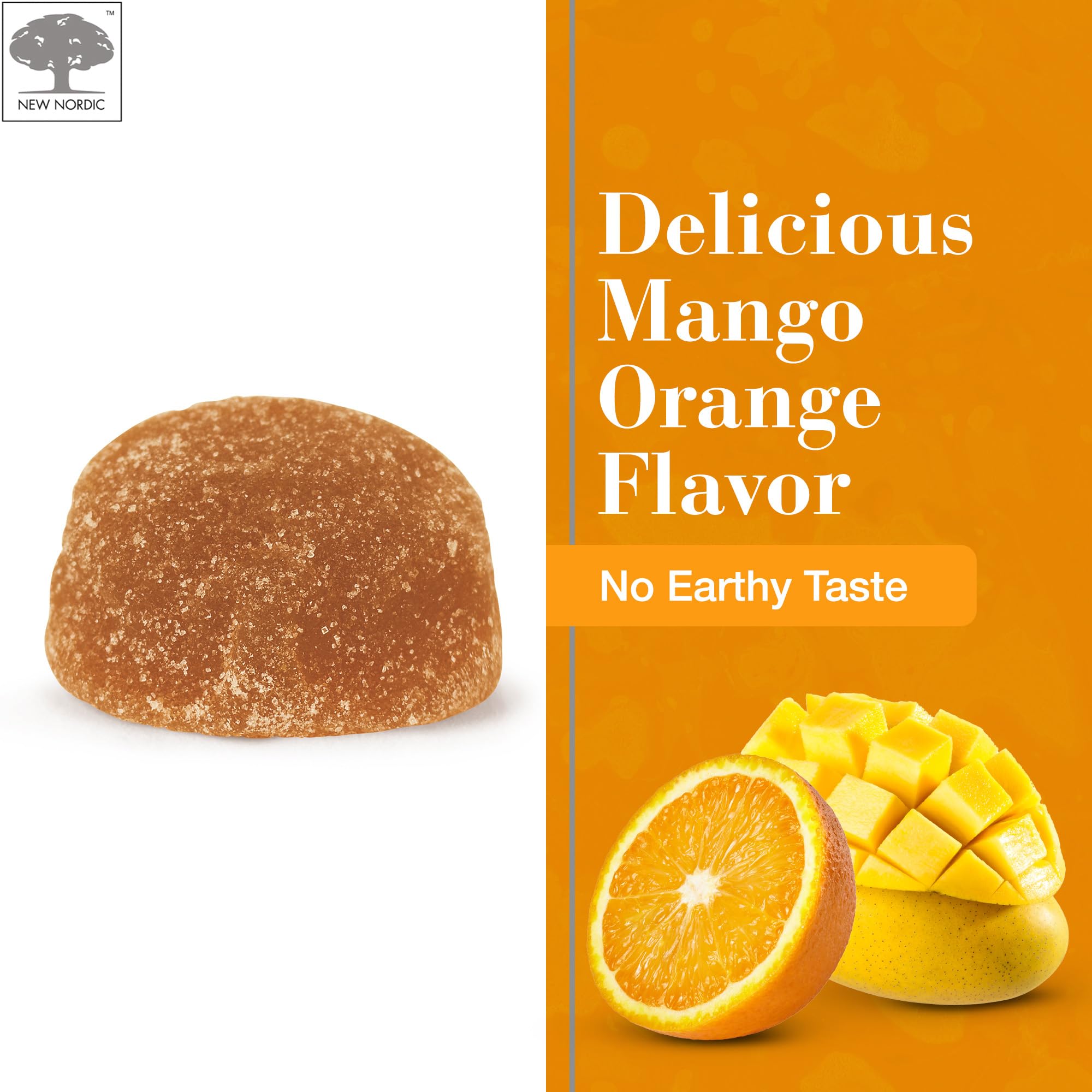 NEW NORDIC Turmeric Gummies ingredients list