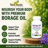 NEW ROOTS HERBAL Borage Seed Oil Softgels 1200mg lifestyle scene