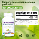 NEW ROOTS HERBAL L-Tryptophan 220mg capsules with ingredients list