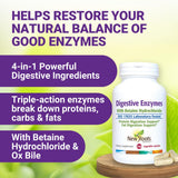 NEW ROOTS HERBAL Multi-Enzyme Supplement capsules in hand