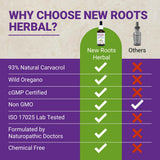 NEW ROOTS HERBAL Wild Oregano Oil C93 30ml with measuring dropper