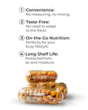 New Time Organic Bee Pollen Capsules open bottle showing veggie caps