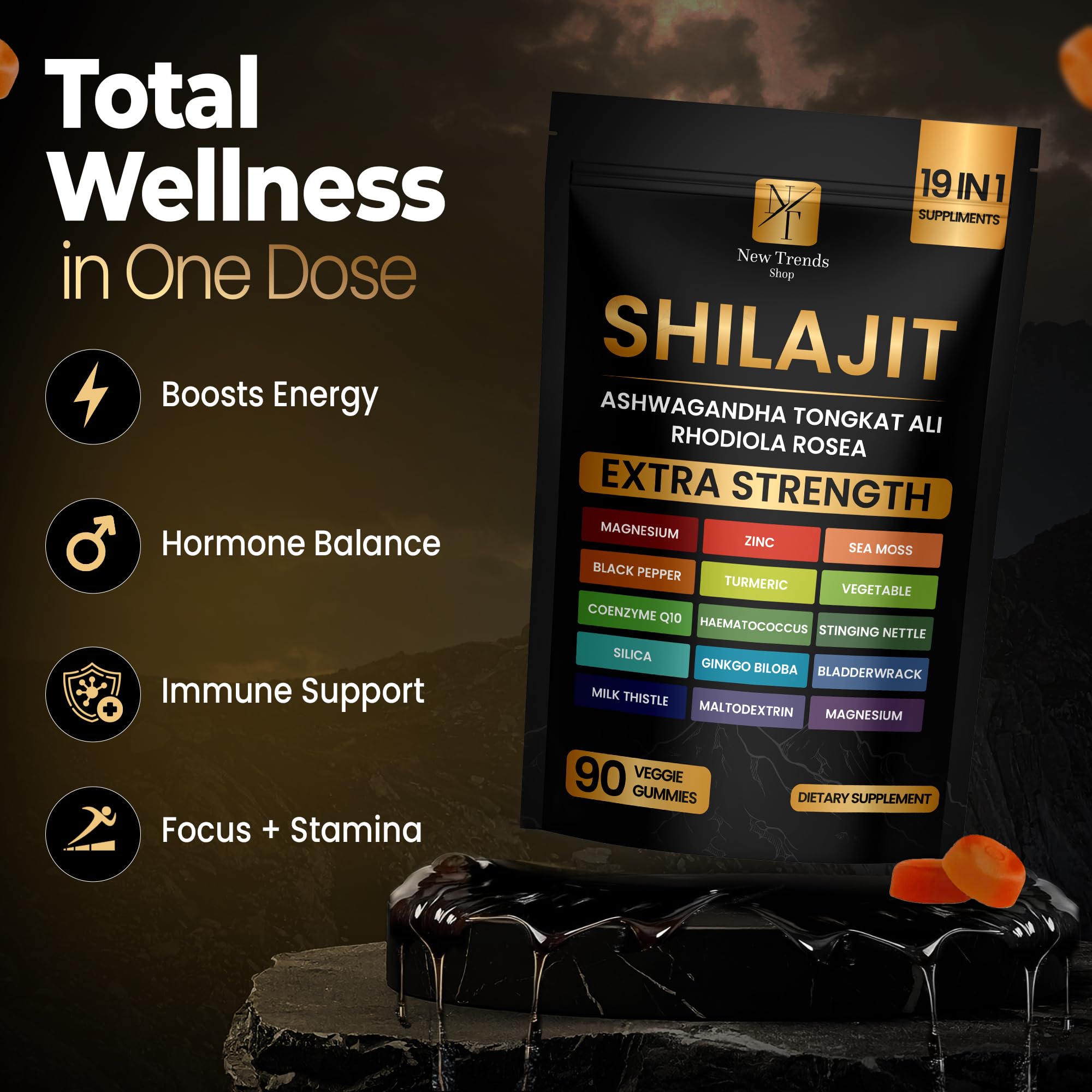 New Trends Shop 19-in-1 Superfood Supplement packaging