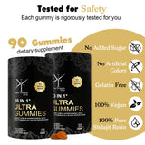 New Trends Shop Shilajit Gummies with ingredients list on the side