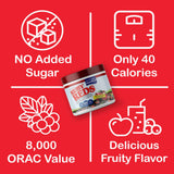New Vitality Ruby Reds Superfood Powder 381g scoop