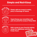 New Vitality Ruby Reds Superfood Powder with fruits