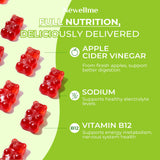 NEWELLME Apple Cider Vinegar Gummies with fresh apples