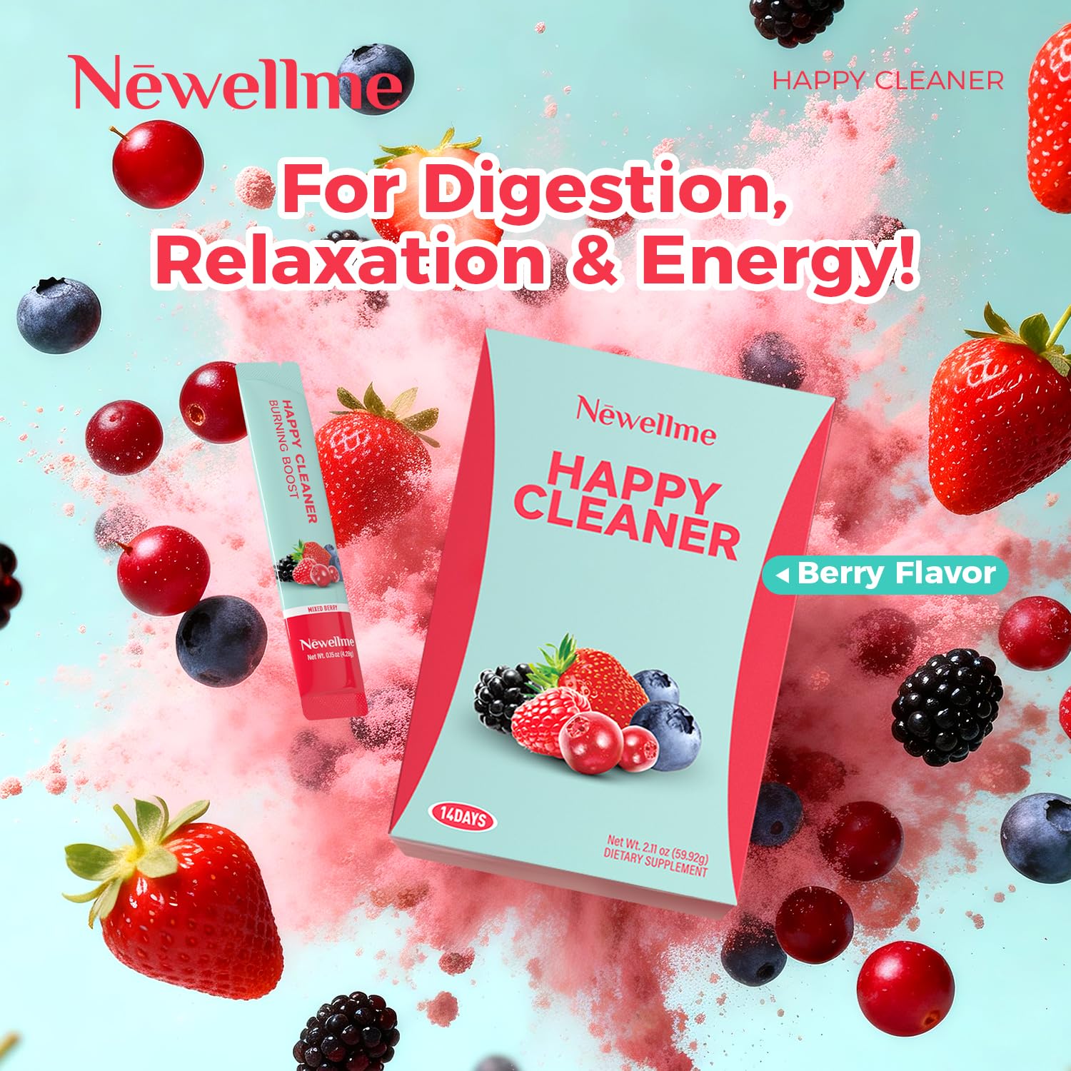 NEWELLME Daily daily Supplement Drink Mix in a smoothie