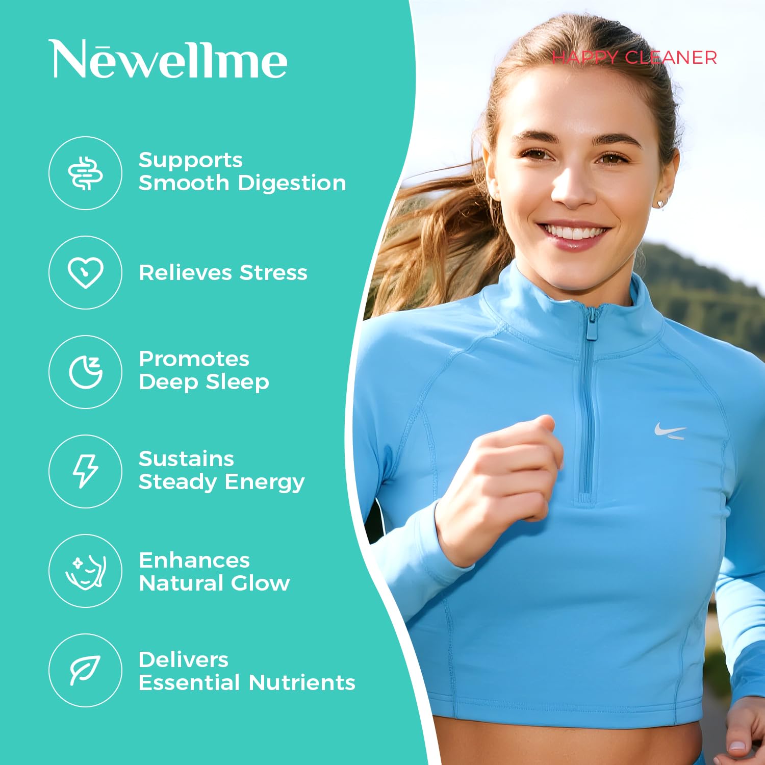 NEWELLME Daily daily Supplement Drink Mix ingredients list
