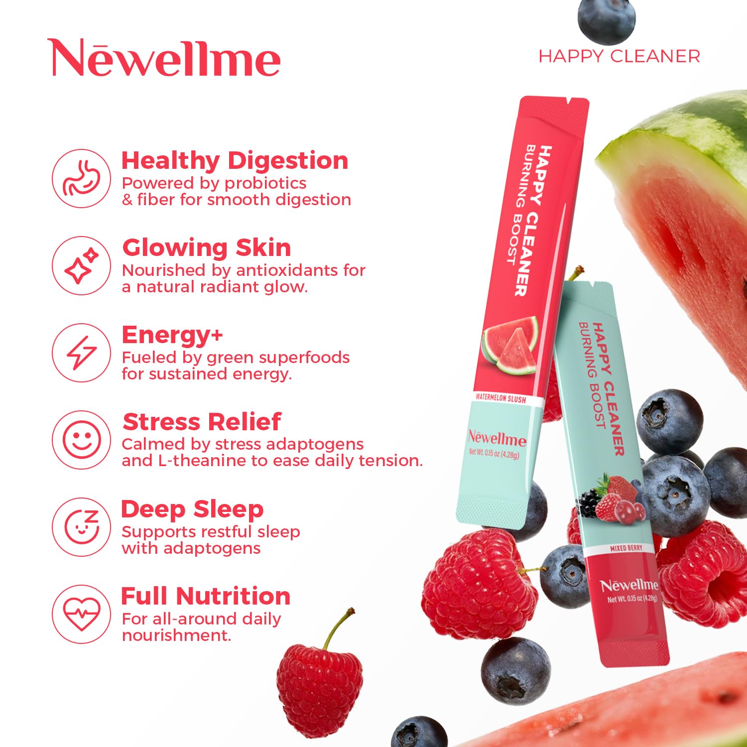 NEWELLME daily Supplement being mixed with water