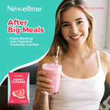 NEWELLME daily Support Supplement box with a refreshing drink