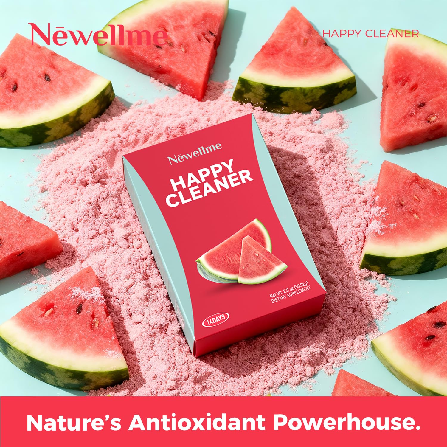 NEWELLME daily Support Supplement ingredients list on packaging
