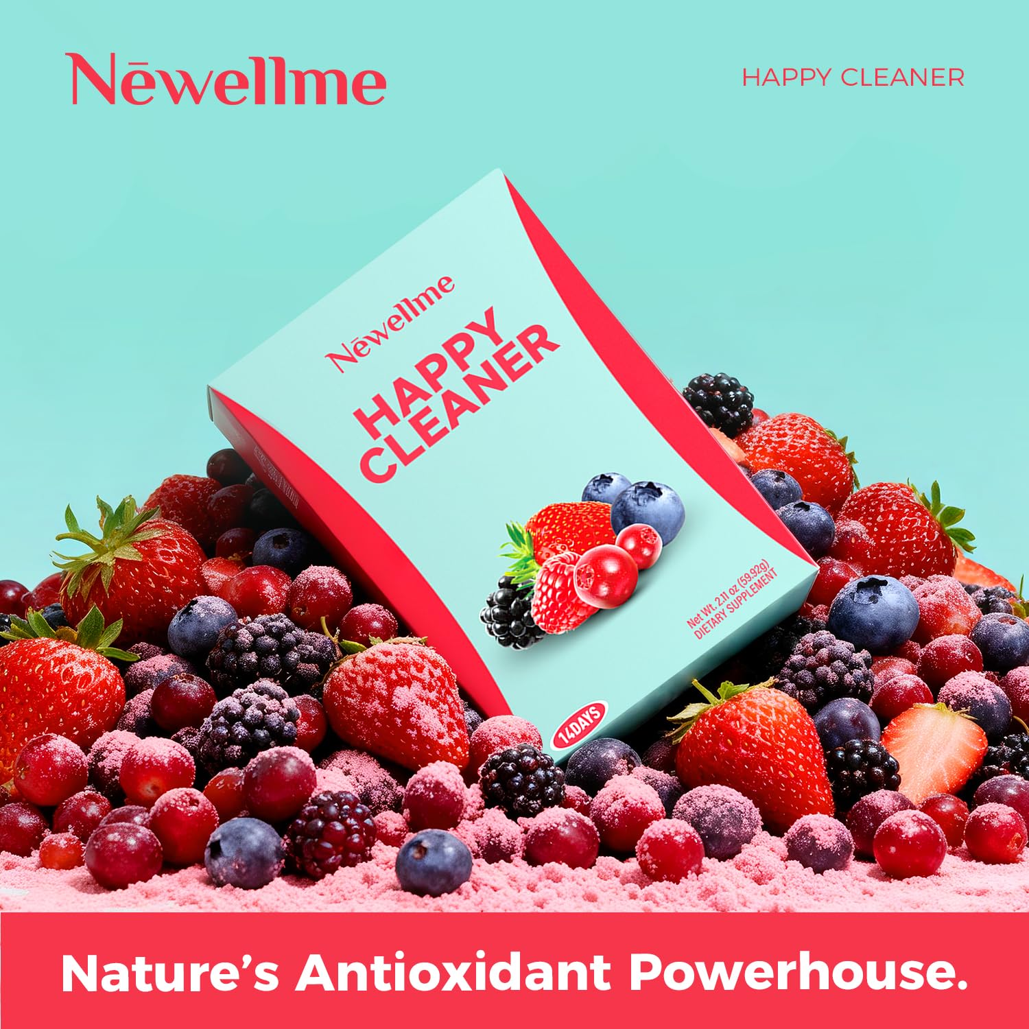 NEWELLME Daily Wellness Drink Mix Watermelon flavour ingredients