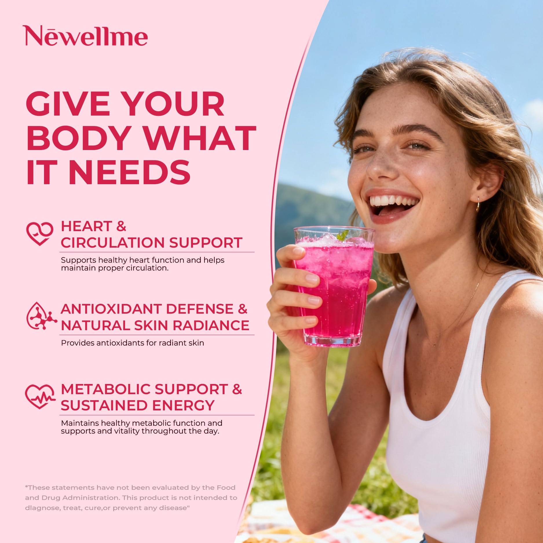 NEWELLME Grape Seed Extract nutrition label details