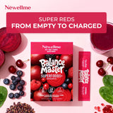 NEWELLME Grape Seed Extract stick packs in a lifestyle setting