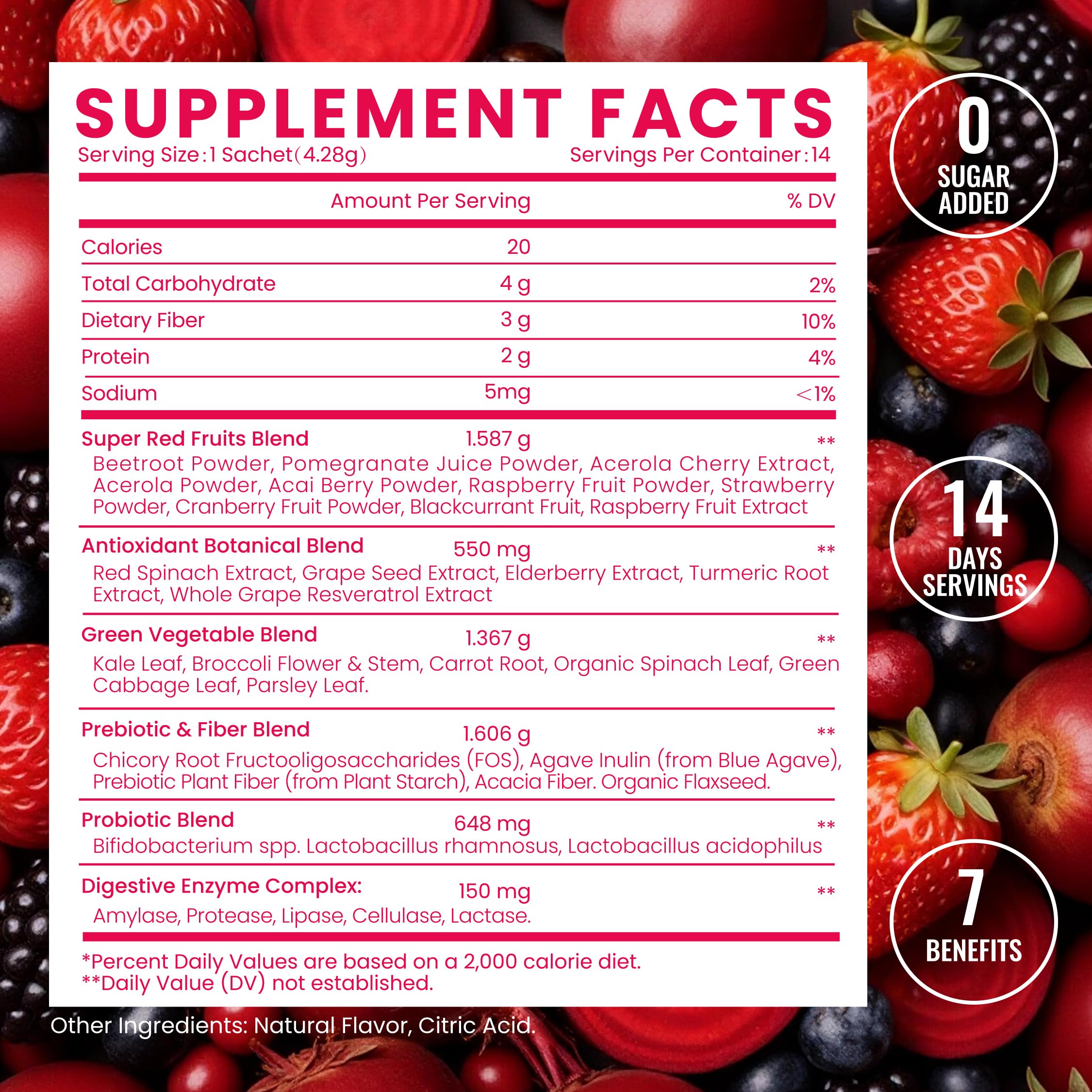 NEWELLME Organic Beet Root Powder back view packaging