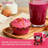 NEWELLME Organic Beet Root Powder with fresh berries