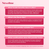 NEWELLME Organic Raw Beet Root Powder mixed into a smoothie