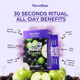 NEWELLME sachet showing contents and nutritional information