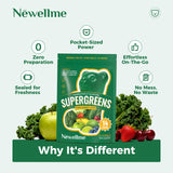 NEWELLME Spirulina Gummy Supplements gummies displayed on a table