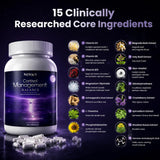 NewJoy Cortisol Support Supplement with a measuring spoon