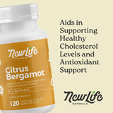 NewLife Naturals Citrus Bergamot Supplement 100g back view