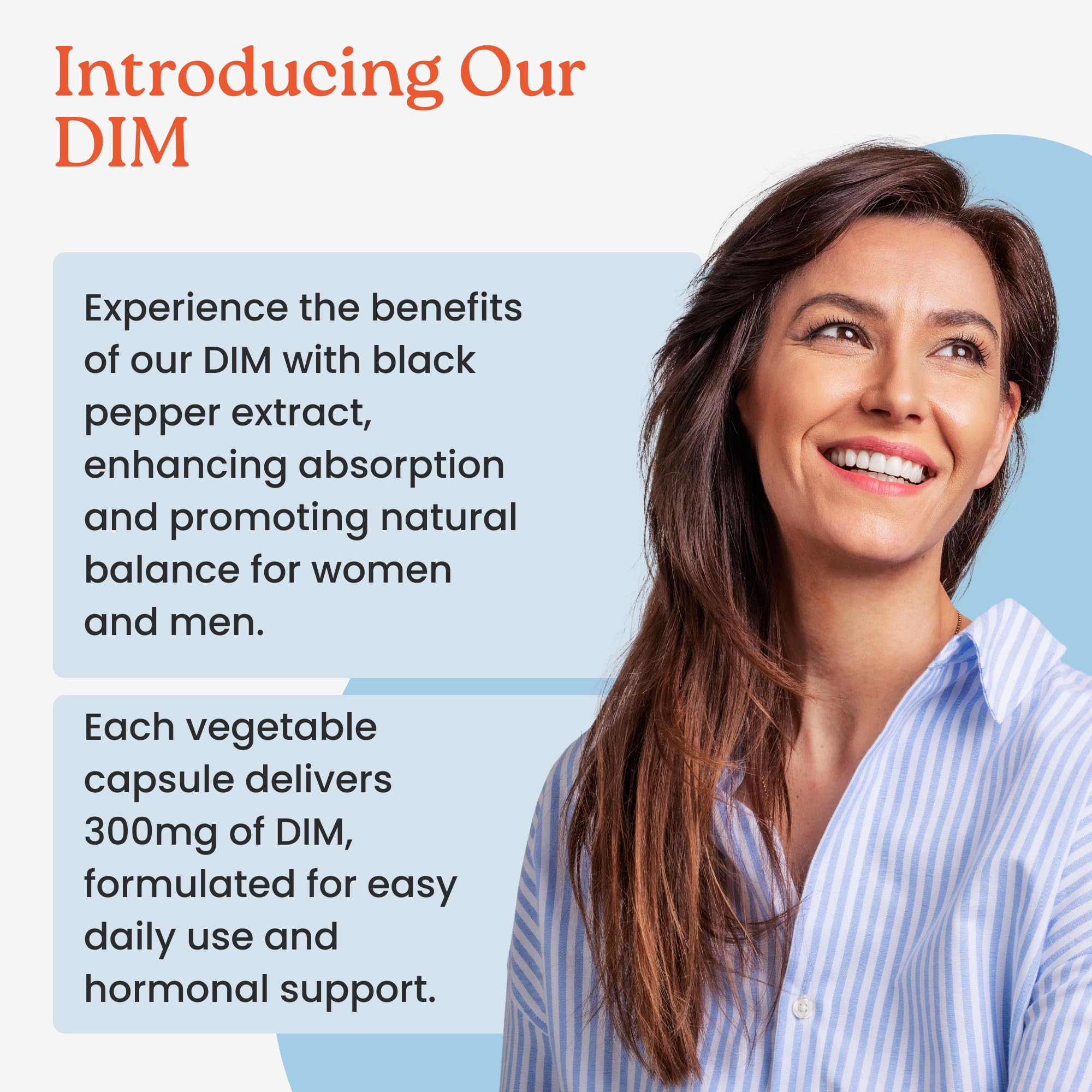 NewLife Naturals DIM Supplement 300mg side view of bottle