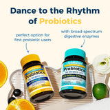 NewRhythm 50 Billion Probiotics Capsules close-up