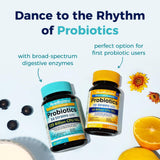 NewRhythm Extra Strength Probiotic bottle top view