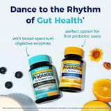 NewRhythm Probiotic Supplement with a measuring spoon for dosage