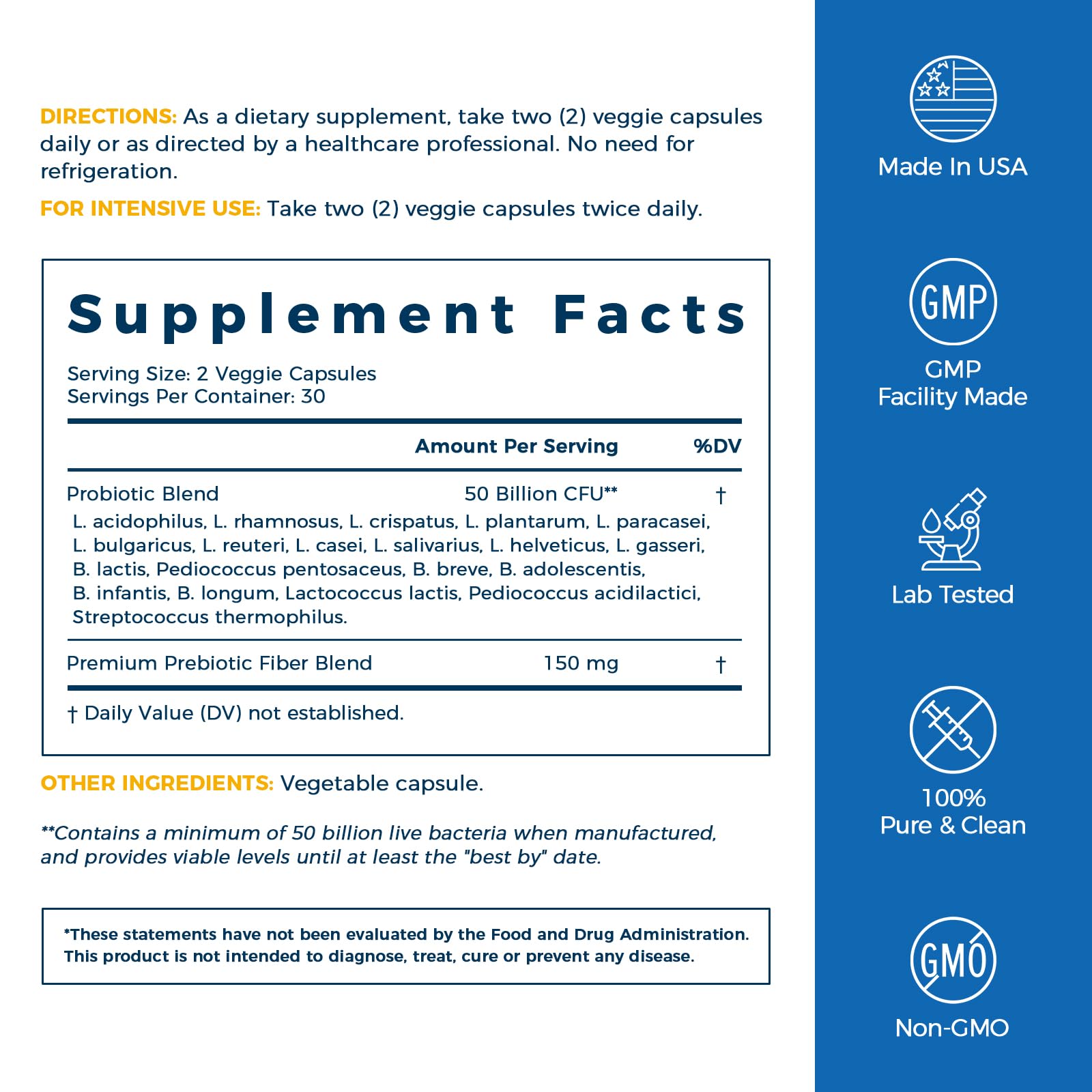 NewRhythm Probiotics 50 Billion CFU capsules in a lifestyle setting