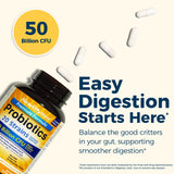 NewRhythm Probiotics 50 Billion CFU capsules side view