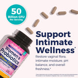 NewRhythm Slippery Elm+ Women's Probiotics side view showing capsule size