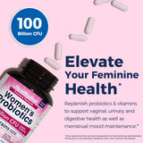 NewRhythm Women's Probiotics 100 Billion CFU side view